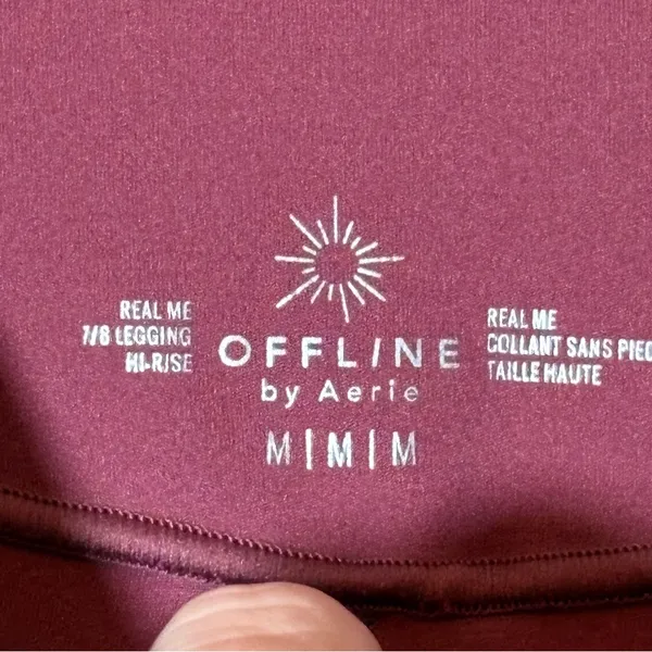 Offline by Aerie. 7/8 high rise Real Me Sz Medium. - Image 7