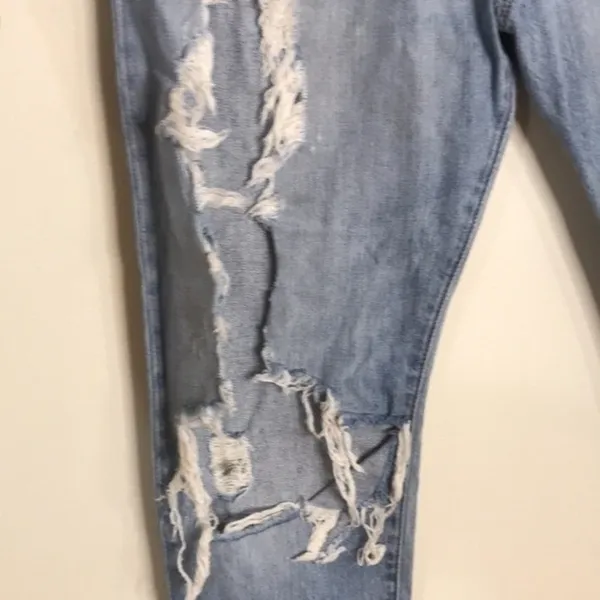 Denim & Supply Ralph Lauren light wash highly distressed boyfriend jeans size 30 - Image 6