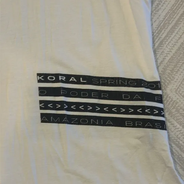 Koral Women’s Off White Angled Tank Top - Size L - Image 2