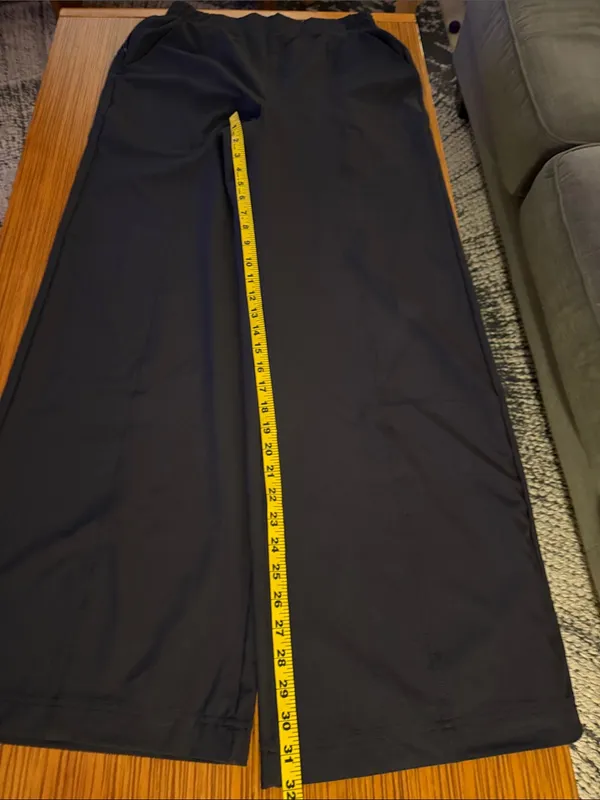 Fabletics Black Wide-Leg Women's Pants - Image 6