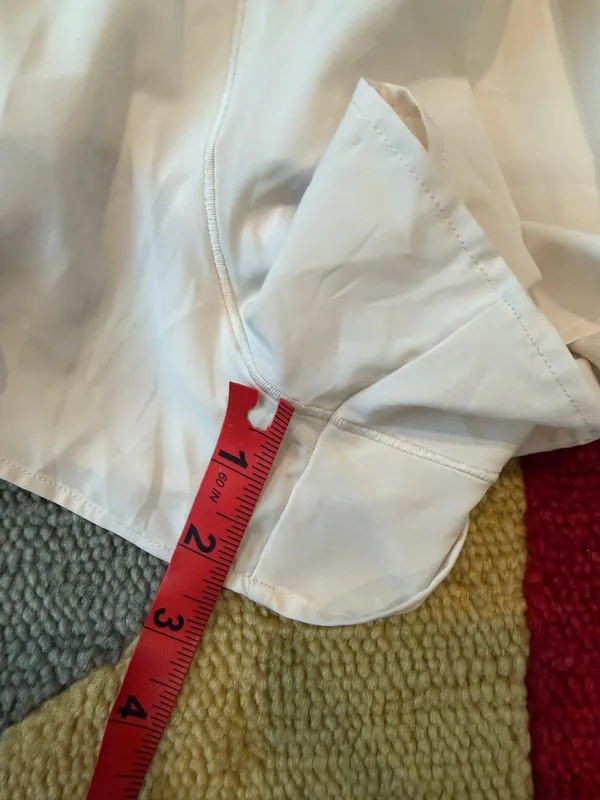 NWT Offline by Aerie Real Good Athletic Shorts Flowy Pleated Beige Size XS - Image 2