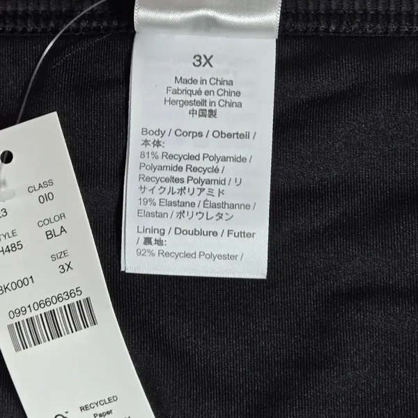 J. Crew Ribbed-trim hipster full-coverage‎ bikini bottom Black 3X NWT - Image 4