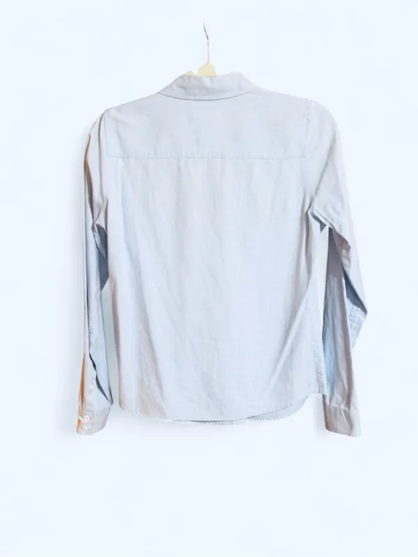 Forever 21 LA*CA Label Blue Button Up Blouse Sz S - Image 2