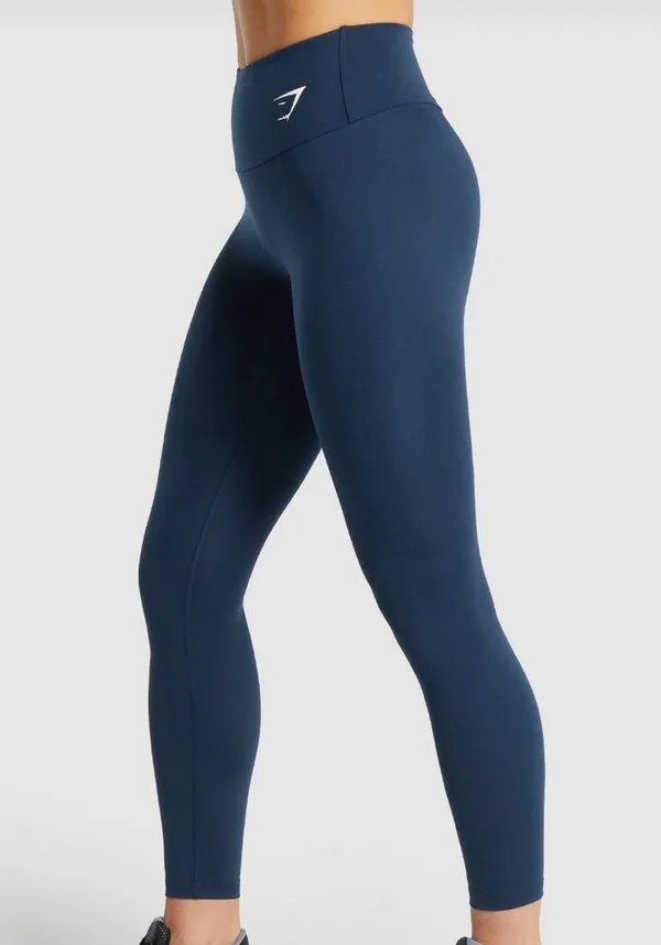 gymshark navy training leggings - Image 6