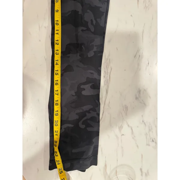 Lululemon Align High Rise‎ Leggings Camo Deep Coal Multi Size 4 25" Inseam - Image 6