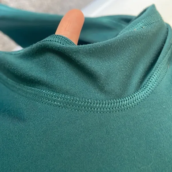 Gymshark Teal Capri Leggings Medium Activewear Workout - Image 4