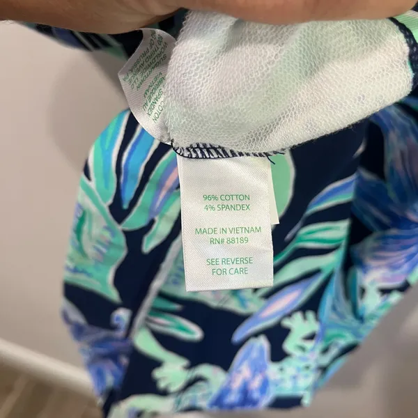 Lilly Pulitzer Sherryn Shift Dress Tropical Print‎ Sleeveless Size S Vibrant - Image 6