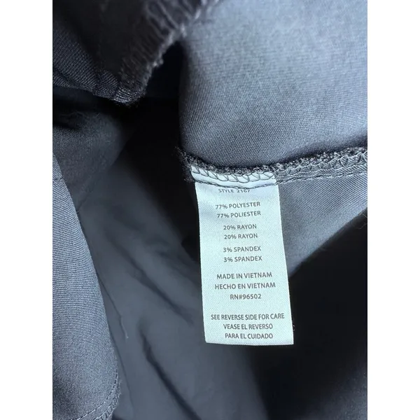 Purple Label by Healing Hands Scrub Top – Dark Charcoal Gray, Size XS - Image 5