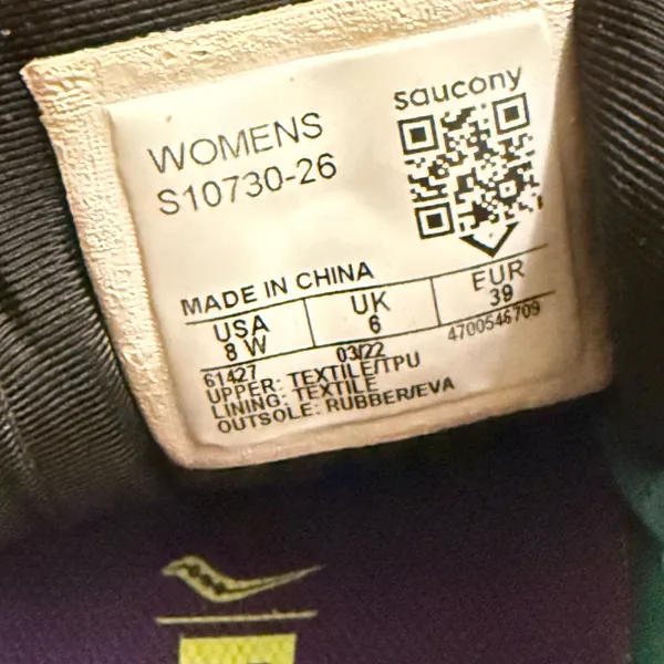 Saucony Ride 15 Running women Shoes size 8 - Image 8