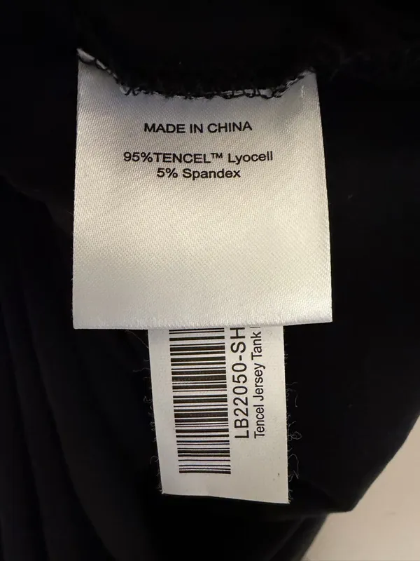 Quince Black Tencel Jersey Tank Maxi Dress Size Small - Image 7