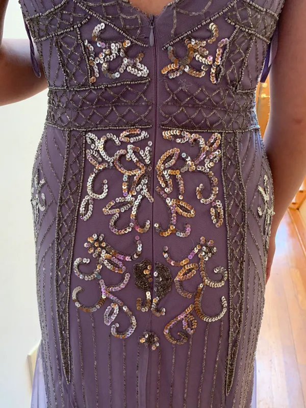 Jump Apparel Purple Prom Dress - Image 4