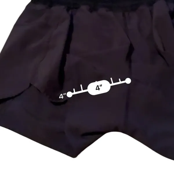 Lululemon Track That Mid Rise Lined Shorts Womens 6 Black‎ 4" Running Pocket - Image 13
