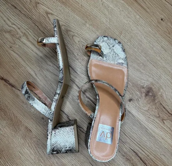 Dolce vita snakeskin kitten heel - Image 2