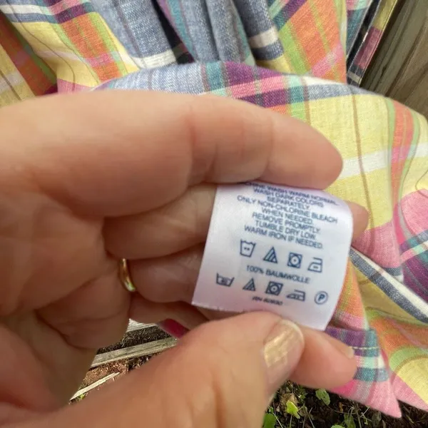Lands’ End size 12 retro styled plaid dress. 100% cotton. - Image 8