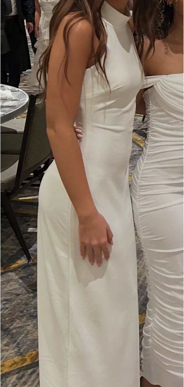 White Formal Dress - Image 2