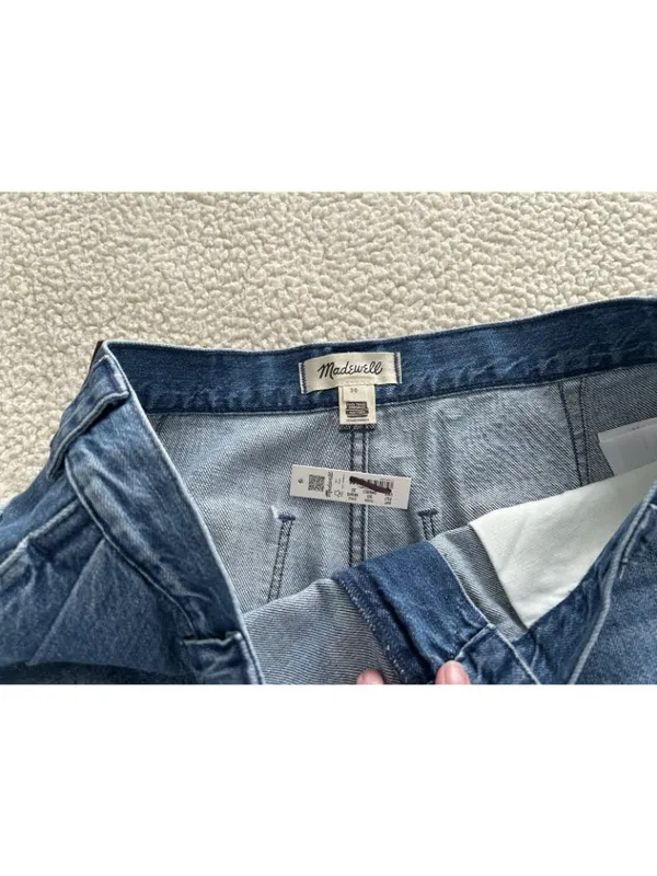 Madewell High Rise Cropped Tapered Leg Jeans in Ventnor Wash Size 30 - Image 10