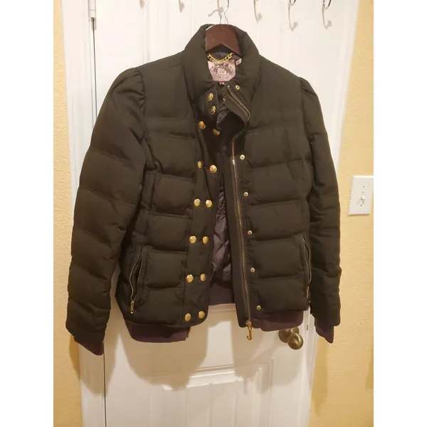 Juicy Couture Womens Brown Jacket Size LARGE - Image 6