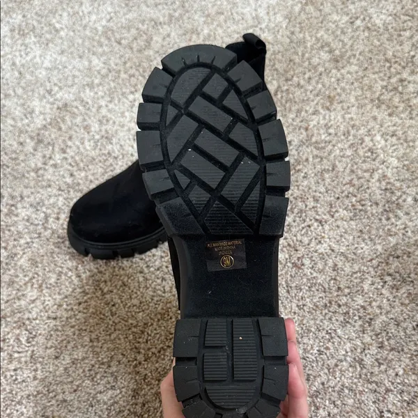 Soda Black Women's Combat Boots - Image 2