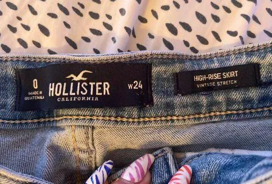 Hollister jean skirt - Image 3