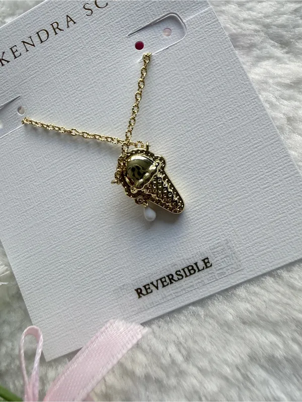 Kendra Scott Ice Cream Cone Short Pendant Necklace - Image 2