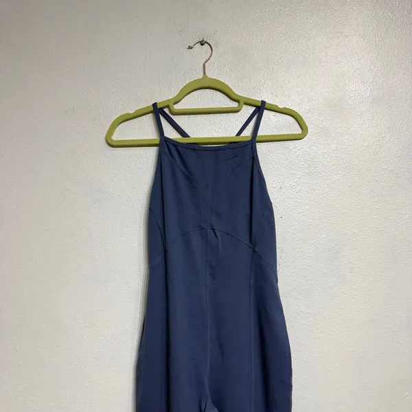 Free People Bluemoon Side To Side Open Back Active One Piece Jumpsuit Sz S - Image 3