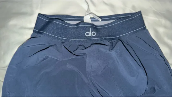 Alo Yoga Trousers Navy Road Trip Blue S - Image 5