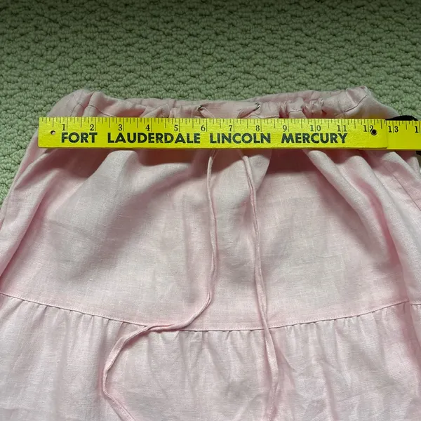 COPY - Great pink skirt - BNWT - Size 6 - 100% Linen - Image 5