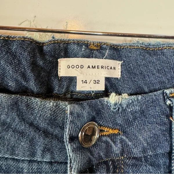 Good American NWT Good‎ Split Straight Jeans Size 14/32 - Image 3