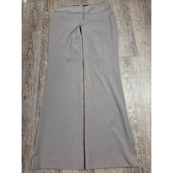 Express Beige/Gray Pants Suit Editor Trousers + Matchin Blazer Jacket Set XS/S - Image 2