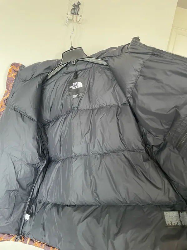NWT The North Face Men’s Nuptse Puffer Down Jacket 96 Retro Coal Thunder Size XL - Image 7