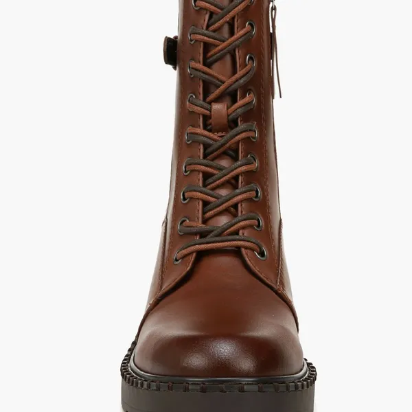 NEW Zodiac Paxon Lace-Up Boot (Women) 8.5M, BIKER BROWN - Image 5