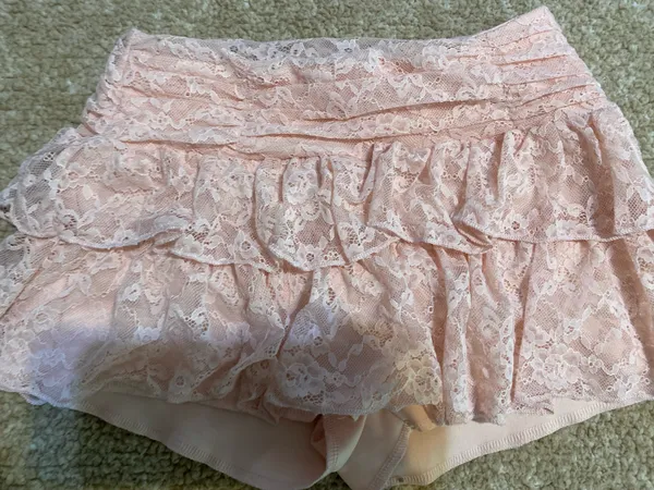 SHEIN Pink Ruffle Mini Skirt - Image 3