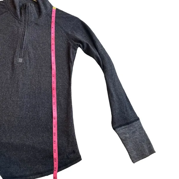 Kavu Women's S 1/4 Zip Pullover Charcoal Gray Lightweight‎ Outdoorsy Gorpcore - Image 5
