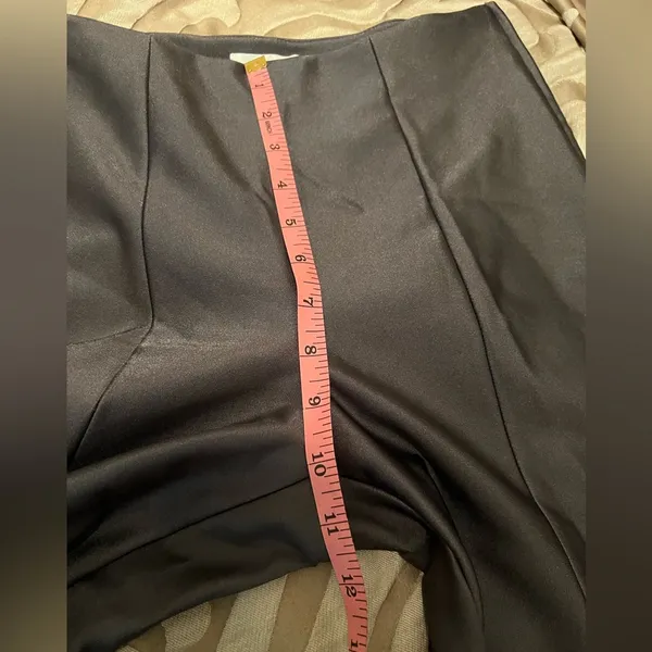 Good American Scuba Trousers Gray, size 2/26 NWOT, zipper to waist & hem - Image 10