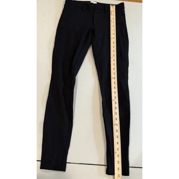 J Crew Gigi Pant Womens 27** Black Stretch Work Minimal Travel Office Vacation - Image 5