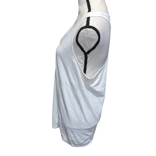 Zyia Active White Seamless Racerback Tank Top Stretchy Gym Workout Yoga - Image 3