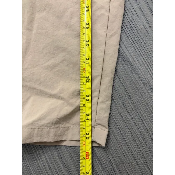Nike Women's DQ6809-200 Essential Woven High Rise Joggers Beige XS - Image 6