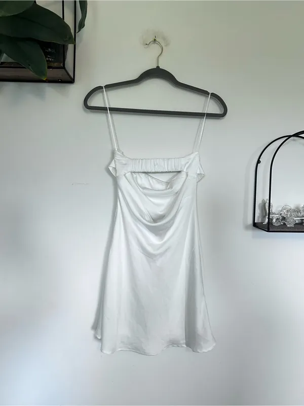 NWT Princess Polly White Phillipa Mini Dress Strapless Cut Out Mini Dress Size 0 - Image 2
