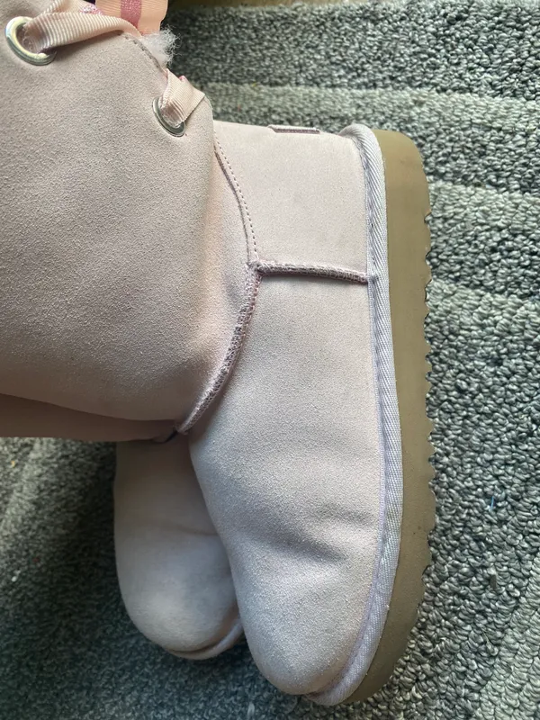 light pink customizable  bailey boots - Image 3