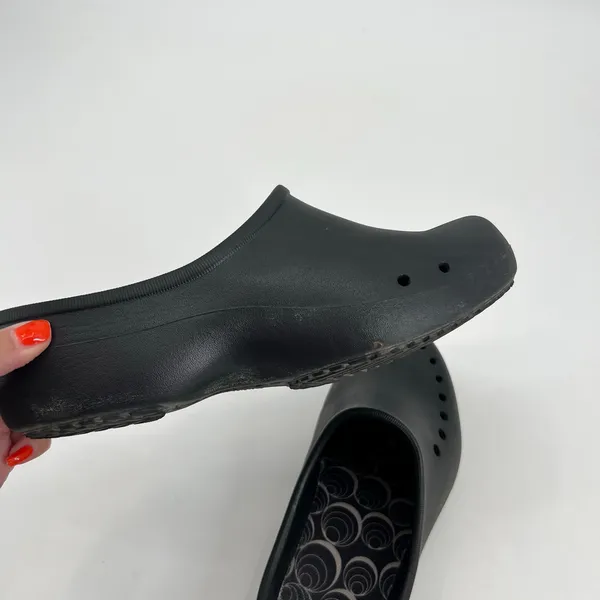 Crocs Tully Clogs Waterproof Slip On Lined Lightweight Mules Shoes Black Size 10 - Image 4