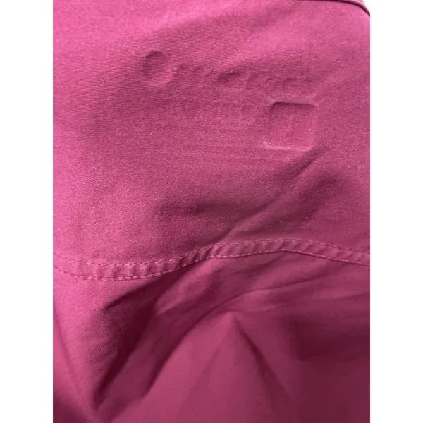Carhartt Women's Scrub Top Force Essentials V-Neck 5 Pocket L Maroon Work Nurse‎ - Image 11