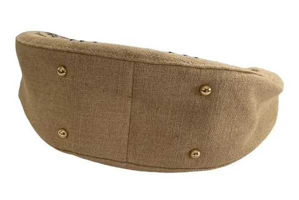 Est 1946 100% Linen Purse Tan - Image 9