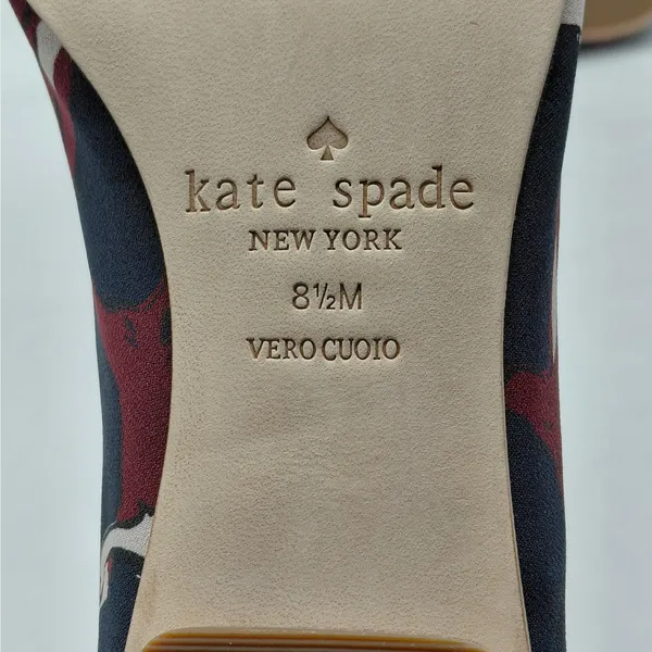 Kate Spade Womens Flats Size 8.5 Navy Quiet Luxury Whimsigoth Dark Romantic - Image 9