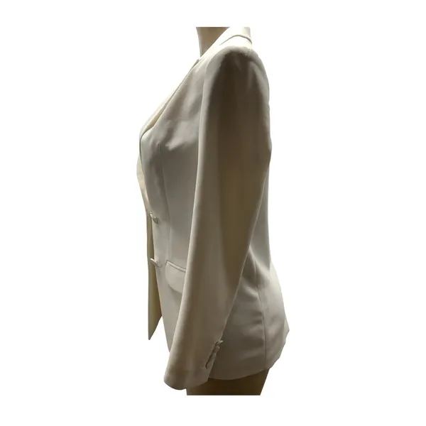Express Size Small Cream Double Button Blazer Jacket. Preloved - Image 5
