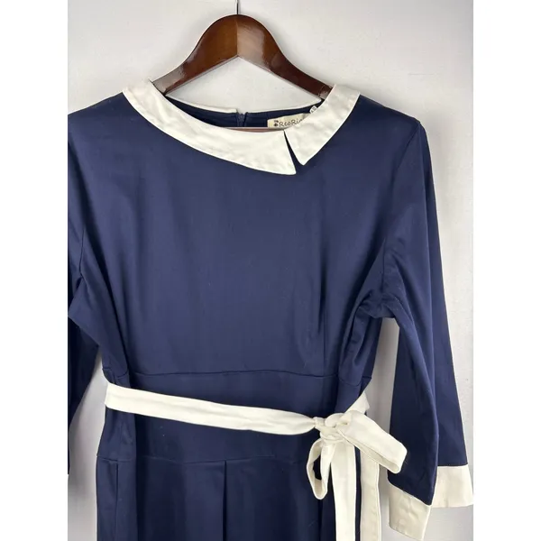 Women’s ReoRia Size 18/20 Navy Midi Boat Dress - Image 2