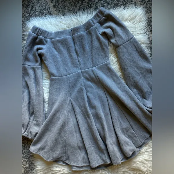 NEW fleece knit mini dress - Image 10