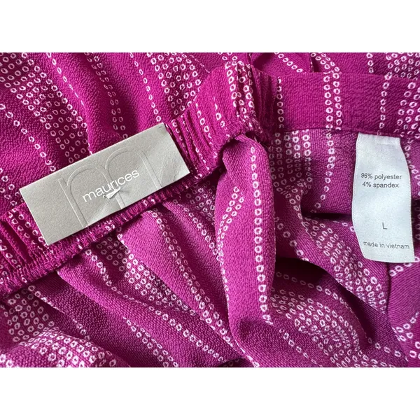 NWT Maurices Dark Pink High Low Maxi Skirt - Image 8