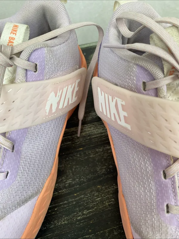 Nike White & Lavender HF6279 Lace Up Athletic Sport Sneaker Shoes 5.5 - Image 5
