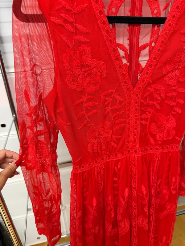Altar'd State Red Dress - Image 3
