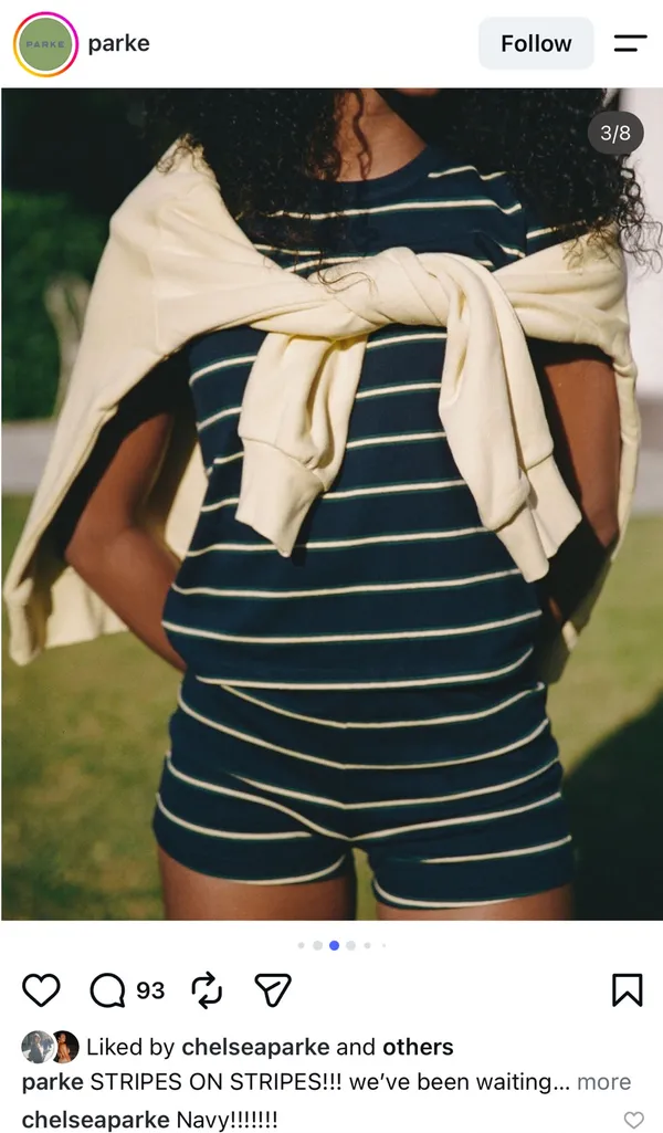 PARKE striped navy set  - Image 3